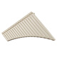 
Beginner of the Yuzhu Panflute Musical Instrument 18 tubes for children, primary school students, sixteen tubes, C adjustment, sixteen eight tubes, plate flute graduation season gift customization 16 tube panflute beige [Beginner gift pack]