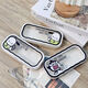 Liuzi Cartoon Transparent Wavy Bockes Box Оптовая японская милая портативная бокс для хранения глаз для хранения глаз Anti-Press