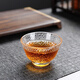 Daixi Kungfu glass small tea cup thickened tea tasting office tea set transparent tea set accessories tea cup tall style 6 pieces