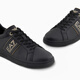 EMPORIO ARMANI/Armani official flagship EA7/New men and women couples board shoes sports casual shoes 2025 summer M701-Black/Gold 38.5
