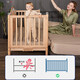 Cuna Hagada (Hagaday) Cuna de empalme sin costuras Madera sólida Cama de bebé Cama de bebé recién nacido Cama individual + Coloque de coco completo + Cama blanca de cisne Conjunto de tres piezas 200*60 cm