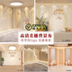 CLCEY直播背景布3d立体高清服装产品简约室内仿真壁画挂布视频 蓝白 W-1484高清加厚 2x3.5m