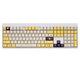 CHERRY German Cherry MX2.0S Pokémon Custom Mechanical Keyboard Wired Wireless Bluetooth Three-Mode Backlight RGB Color Light Game E-Sports Office Typing Wired Pikachu White Red Axis Light Soft Feeling Quick Response Game and Typing