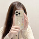Lutuzer DEERWALK hollow mirror SpongeBob iPhone 16 mobile phone case suitable for Apple 14/13promax lens film 12 soft shell 15pro cute cartoon new model full-inclusive anti-fall hollow mirror - SpongeBob iPhone 16 Pro