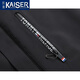 凯撒（KAISER）银蓝水貂内胆派克服男貂皮大衣连帽尼克服整貂皮草风衣干部外套冬 黑色银蓝（袖子加水貂） 175/XL 适合体重130-145斤
