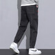 Charluoel Jeans Frühling und Herbst 2025 neue Hosen Herrenbeziehungen zu Füßen Harun Denim Arbeithose Herrenmarke Trendy Utile Hose Trendy 2025 Black und Grey 32