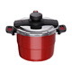 SUPOR 7.2L pressure cooker 22cm red pressure cooker 304 stainless steel without stove YW229KC2