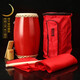 Shi Sheng 12 14 15cm cowhide waist drum adult waist drum Yangge Ansai waist drum kindergarten children's percussion instrument 9CM+ drum stick + strap + square scarf