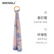 Wanshili Silk Scarf Giving Mom 100% Mulberry Silk Festival Gift Shawl Scarf Shawl Women's Long Scarf-New Silk Long Scarf-Butterfly Love Flowers Bloom