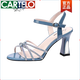 CARTELO high heel sandals for women thick heels 2024 summer new genuine leather rhinestones one-line fish mouth with skirt women's shoes black heel height 7 cm 37
