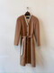 Loro Piana 24fw Long Sleeve Cashmere Coat Damenfarbe FAO6174 20 XS NEU
