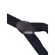 Dofinison suspenders men's trousers suspenders Y-shaped 6-clip trouser belt shirt formal business suspenders clip men's non-slip suspenders black 6-clip [gift box]