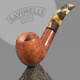 Savinelli importierte handgefertigte Heather-Pipes und Accessoires, High-End-Zigarettengeschenke für Männer [Bestseller 677 Eimer + Rohrbeutel, Auswahl und Geschenk]