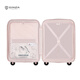 Ginza high-looking suitcase boarding trolley case student suitcase New Year's Day gift 20 inches pink