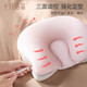 October Crystal Baby Pillow Anti-mite and Antibacterial Baby Shape Pillow Newborn TPE Hose Pillow Universal for All Seasons Peach Blossom Powder TPE Hose Washable Solid Color