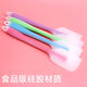 Mengyier silicone spatula integrated baking cream spatula milk jujube stirring stick nougat silicone spatula large small pink scraper + oil brush