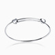 Pt.Charm Platinum Bracelet PT950 Platinum Bracelet Women's Double Love Wedding Bracelet Mother's Day Gift If not in stock, it can be customized. Take 6g as an example
