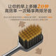 Jacques toothbrush for men's soft hair, wide head, high-value adult couple's teeth cleaning set, home wear 8 packages