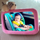 Car baby mirror car child safety seat special reverse baby reflector basket rearview mirror car baby observation mirror HD black special reverse installation seat