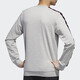 Adidas men's spring sportswear running training fitness breathable comfortable printed casual long-sleeved T-shirt GN6853 HJ9926 M