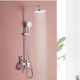 Huida Badezimmer Zwei-teiliger Paket Jet Siphon Wassersparend und Verlangsamung der Toilettenabdeckung Integrierte Toilettendusche 6218 Toilette + 5511-P01CP Dusche 400 Grubenentfernungsfabrik Direktlieferung National Joint Insurance