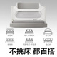 
Babycare bed fence crib guardrail anti-fall protection children's origin white [1.8m*1 piece + 2m*2 piece]