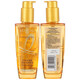 L'Oréal Hair Care Essence Free Lavage et régénération des frizzzristesse Réparation douce Échantillon de cheveux Cair Cair Essence Huile Huile de cheveux Summer Nutritional Gold Bottle 100ml 1 Bouteille + Essence 1,5 ml