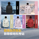 Bosideng (BOSIDENG) [Off-season] Winter extreme cold down jacket Goose down jacket for women mid-length hooded new national standard mall same jacket [Shop manager recommendation] Camouflage black 9813 M 165/88A Weight about 120-140Jin [Jin equals 0.5 kg]