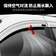 跃马兄弟适用于别克GL8铝合金晴雨挡雨眉汽车改装饰陆尊专用品配件胖头鱼 653T/ES28T/艾维亚 晴雨挡 银色