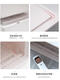 Drawer-type plastic household finishing box storage box wardrobe E3523 thickened lock depth 47 width 35 height 23 single meter white
