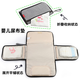 Jingmengyuan baby diaper and moisture-proof pad multi-functional portable portable diaper changing simple storage waterproof pad diaper bag beige plaid