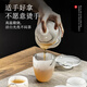 Gaoming Glazed Tea Set 2024 New Home Office Gift Jade Porcelain Tea Cup Combination Glass Kung Fu Covered Bowl Gift Box