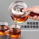 Rice wine boiler, wine warming kettle, winter household wine-scalding electric glass shochu special warming wine heating hot wine artifact, wine-warming side handle kettle 550ML with inner tank