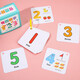 Huashimeng digital cards 1 to 100 infants and babies have pictures cognitive cards for children early education enlightenment numerical literacy cards
