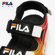 Fila Fila Children's Shoes 2024 Summer Summer Boys and Girls Children's Sandals Sandals Black/Fire Red-BF 26 Size Inner Length 16.0cm