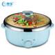 Yilian Home Appliances Hot Pot Household Electric Cooking Pot Multi-purpose Split Hot Pot Pot Stainless Steel Electric Pot 1300w3l Chinese Red Recommended for 3-4 people 0cm