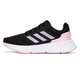 Adidas casual shoes women's shoes 2025 autumn new sports shoes mesh breathable light shock-absorbing running shoes ID7372 ID7372 black 36.5