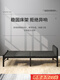 Folding bed sheets for home simple beds for extra beds 1.2 meters reinforced lunch break hard board small bed adult office iron bed two folding bed black frame 120cm wide bed head without soft bag]