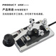 Zheqi K4 heavy-duty work training dual-purpose electric key, shortwave radio supporting hand key, telegraph training equipment, original supply, 6.35mm interface, communication equipment