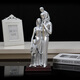 Qingjiang inspire les cadeaux pour la femme et la famille de quatre ornements pour le 10e anniversaire de mariage naissance 15935 Silver + Lettrage Fourni + Famille Boy