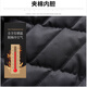 洛兹含羊毛呢风衣外套男士春秋冬季中长款商务休闲加厚保暖呢子大衣 黑色毛呢【40%羊毛】 175/L【125-145斤】