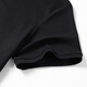 Holzspecker (Tucano) Kurzärärmelte T-Shirt für Männer Solid Color Business Casual Classic Polo Basis Shirt Vielseitige Top Männerkleidung schwarz 2xl