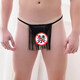ROSELEX confidential delivery thong men's sexy underwear sexy suspenders adjustable one-piece design three points 7194 tassel buttocks exposed men's underwear