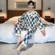 Ace Diane Fenxiang Shiyuan Trian 2023 new couple pajamas for men and women Xia Bingsi high-end casual large-size internet celebrity 723 black tutu bear L
