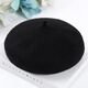 Ning Chai Beret Frauen Frühlings- und Herbst Winter Beret koreanische Pilze Frauenhut Atmungsfreie Kürbishut Imitation Wolle Wolle Wolle rot verstellbar 56-58 cm