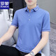罗蒙（ROMON）polo.衫短袖t恤男士珠地棉潮流2025新款上衣服夏季男翻领半袖体恤 5012白色 XL (适合：130-145斤)