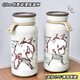 
Xiong Zhechaguanghui surrounding water cup thermos thermos cartoon 2D water cup milk coffee cup portable sun travel cream thermos--XU695 cat head 400ml large capacity