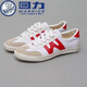 Huili Retro Herren- und Damen -Leinwandschuhe Shenzhen School Schuhe Volleyball Schuhe Sportschuhe Laufschuhe physische Untersuchung Schuhe Leichtathletik -Trainingsschuhe Übung White 41