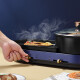 ORB Enjoy - Grilled and Shabu-Shabu Integrated Pot ORB-459 Aluminum Alloy 1600w Hot Pot Baking Pan Can Be Separately Controlled Blue 3L