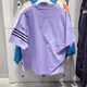 阿迪达斯 （adidas）三叶草男子短袖T恤2025夏季新款环绕三条纹上衣 紫色HR3291 M
